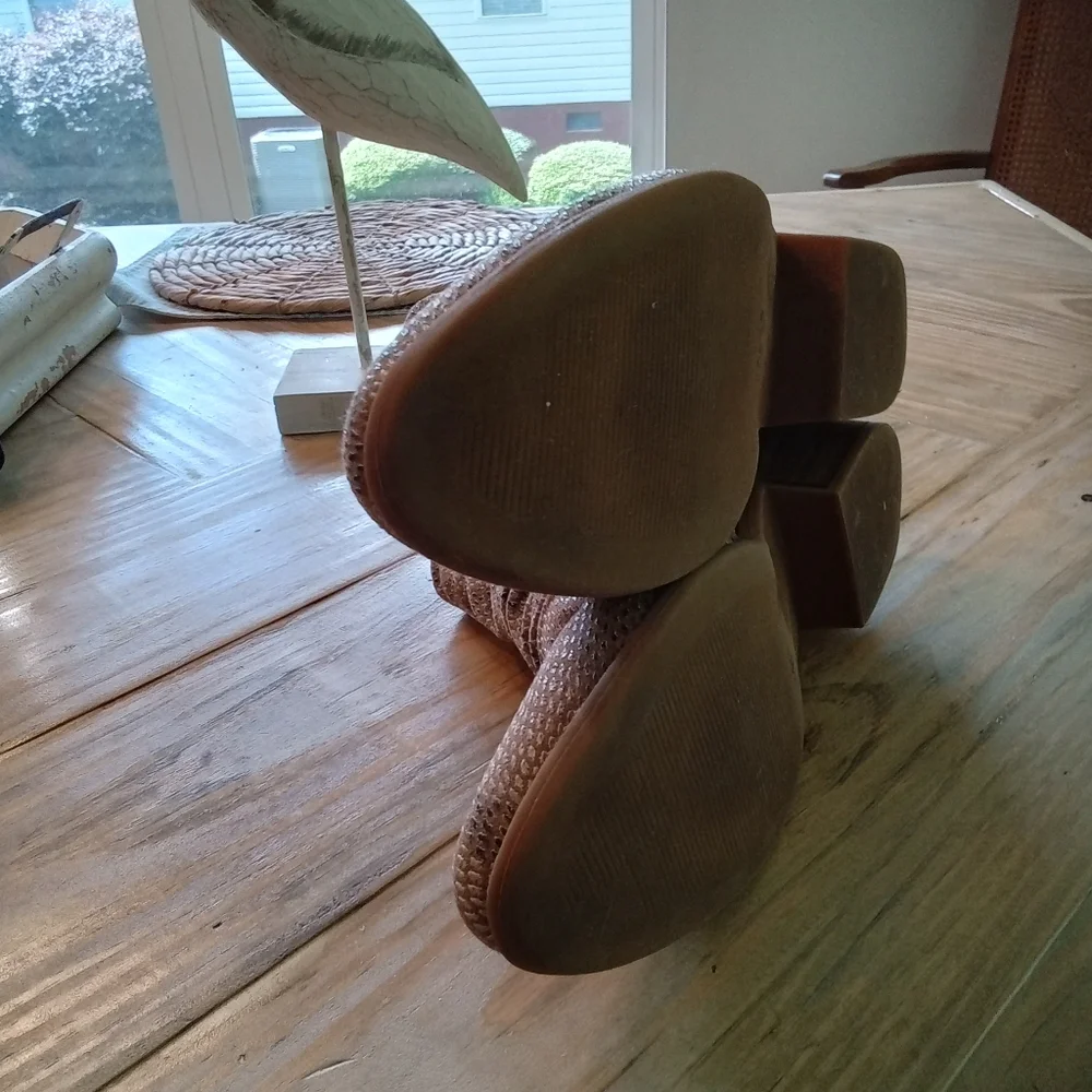 Bare Traps Grafton Almond Snakeskin Ankle Boots Size 8.5 - Picture 13 of 15